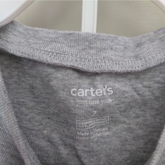 3/$20 Carter's boys pajamas size 7 - Picture 3 of 4